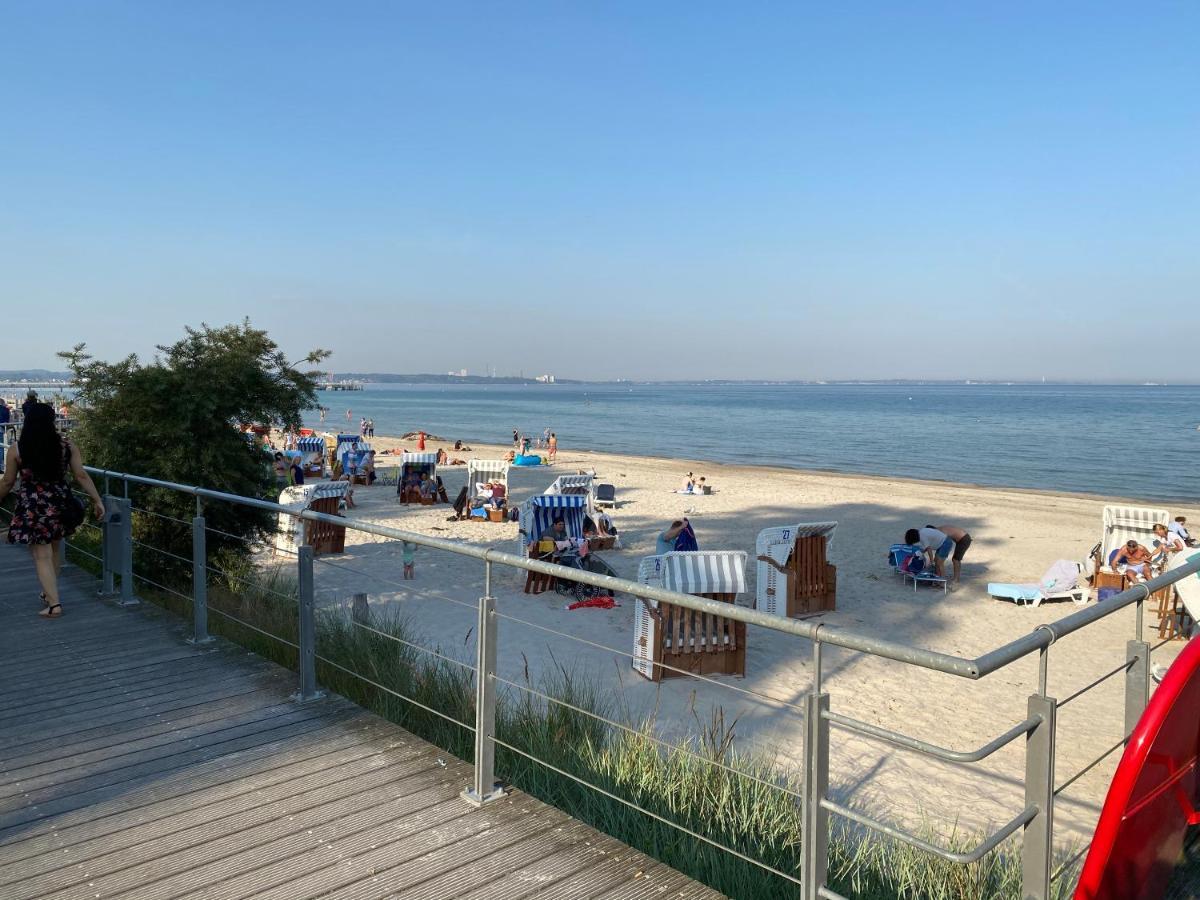 Studio Mit Panorama-Meerblick Und Direkter Strandlage In Scharbeutz Exterior foto